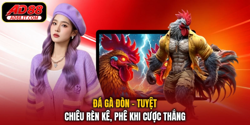 Đá Gà Đòn - Tuyệt Chiêu Rèn Kê, Phê Khi Cược Thắng
