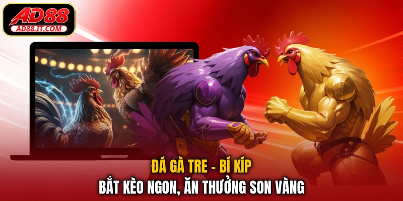 Đá Gà Tre - Bí Kíp Bắt Kèo Ngon, Ăn Thưởng Son Vàng