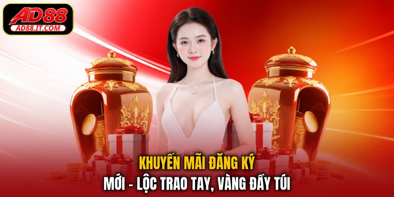 Khuyến Mãi Đăng Ký Mới - Lộc Trao Tay, Vàng Đầy Túi