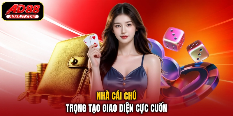 Nhà cái chú trọng tạo giao diện cực cuốn