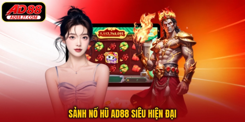 Sảnh nổ hũ AD88 siêu hiện đại